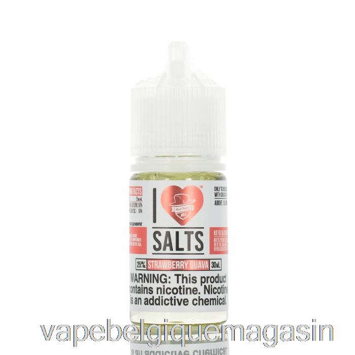 Vape Juice Fraise Goyave - J'aime Les Sels - 30ml 25mg